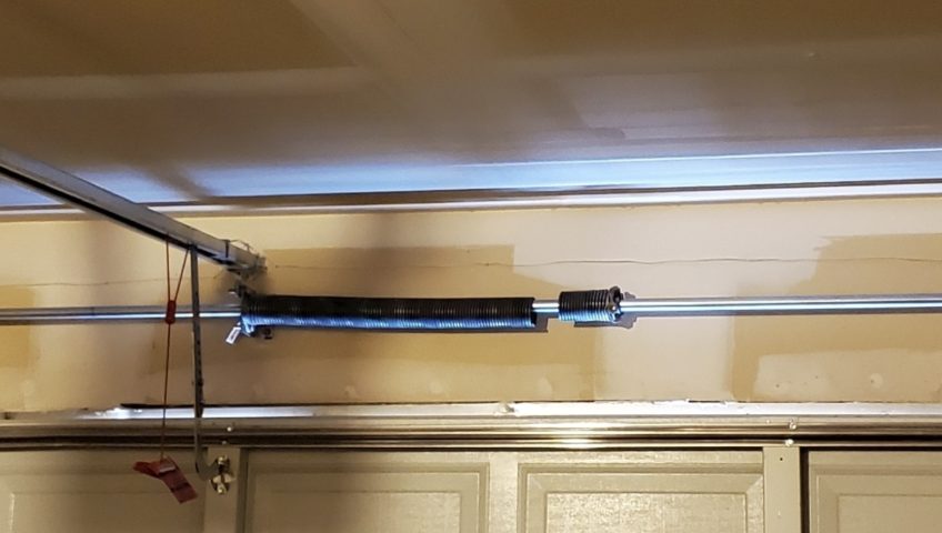 garage door spring broken 01